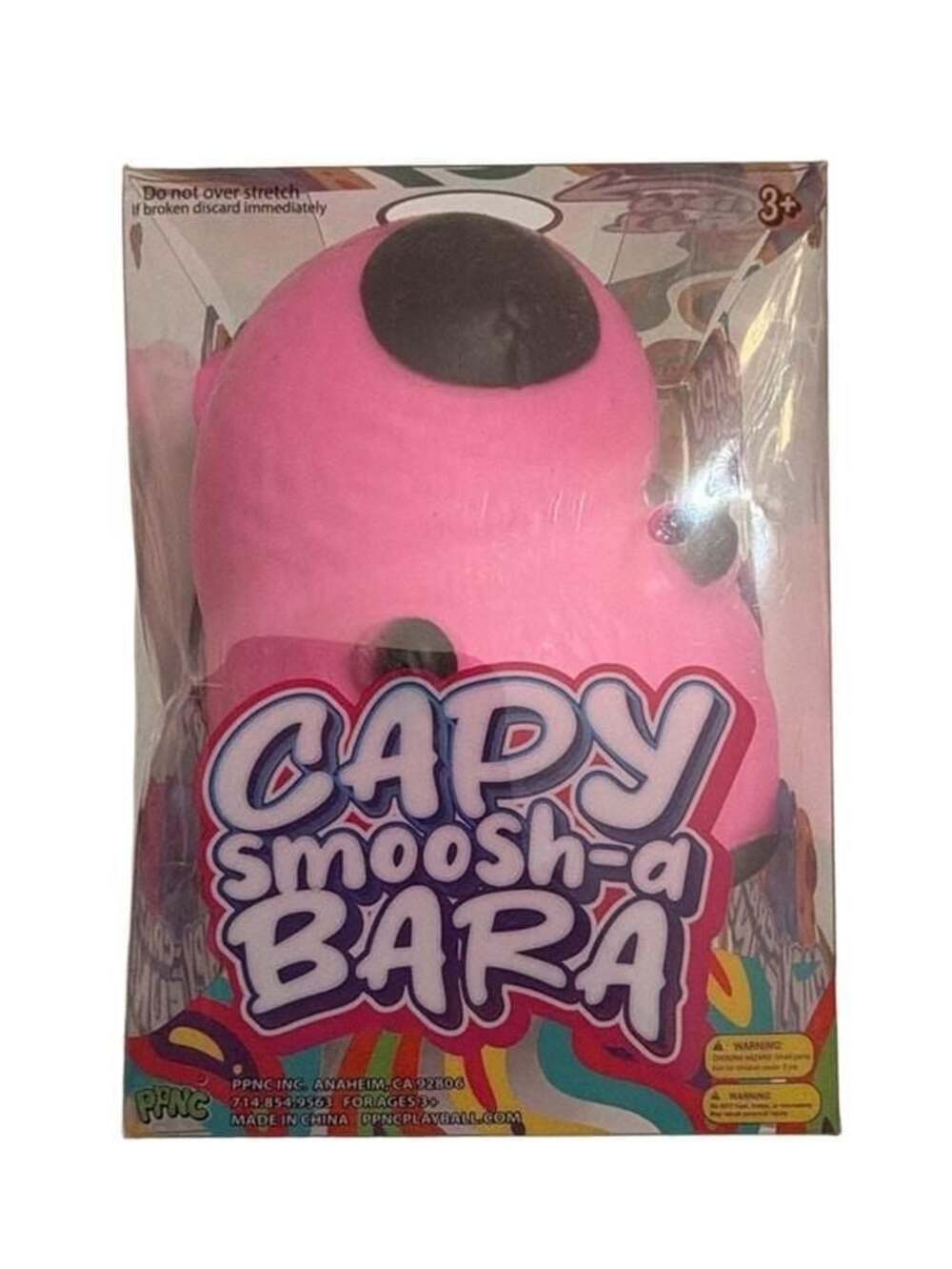 PPNC Capy Smoosh-a-Bara Pink Scented Squishy Fidget Toy